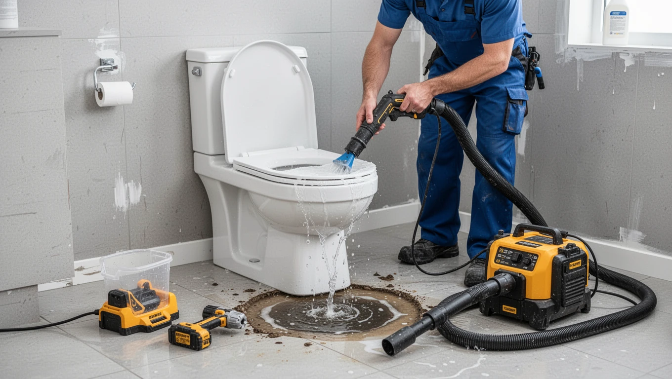 Toilet Overflow Cleanup
